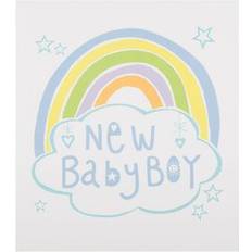 medium "congratulations" baby boy card [old model]