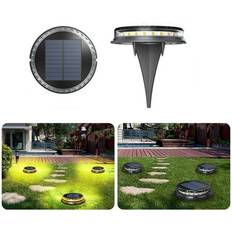 Home Decor Solar Ground Lights Waterproof Garden Upgraded Outdoor Bright in-Ground Landscape Lights