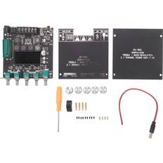 Amplifiers & Receivers Spactz Bluetooth Amplifier Board HiFi Stereo 2.1 TPA3116D2 50WX2 100W 12V-24V Audio Power Amplifier Module
