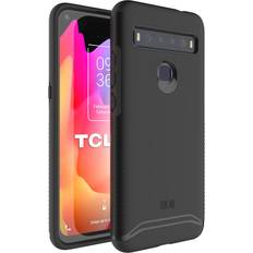 Mobile Phone Cases Tudia slim-fit merge dual layer protective cover case for tcl 10l Metallic Slate