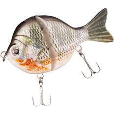 F Fishing Lures Hard Plastic Two-section Jointed Fishing Lures 9cm Sinking Bluegill Swimbait Glide Bait Crankbait Wobbler Bass Pike Tackle