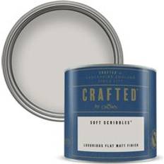 Crown Grey Paint Crown CRAFTED Soft Scribbles Tester Wall Paint Grey