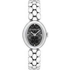 Coach Ladies Sammy 22mm Oval Watch, Silver, Ilver