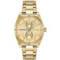 HUGO Ladies #FAST FOR HER Gold IP Multifunction Bracelet Watch, Gold