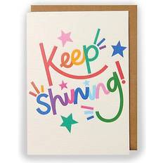 Party Supplies UK Greetings Kindred keep shining blank congratulations card