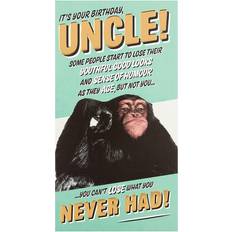 Party Supplies Hällmark Uncle humour funny birthday card 'monkey' medium