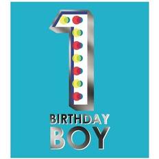 Party Supplies Hällmark Boy 1st birthday greeting card {dc}
