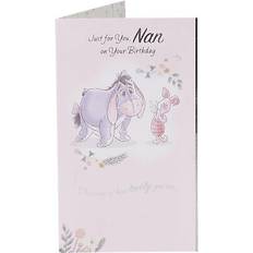 Party Supplies UK Greetings Winnie the pooh eeyore design nan birthday card