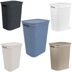 Röd Tvättkorgar Rotho laundry hamper 50l