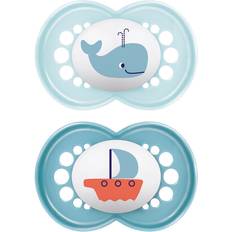 Mam Baby Care Mam original soother blue cute 16m 2pk