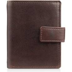 Primehide 'Tuscan' Leather Men's Bifold Wallet - Brown One
