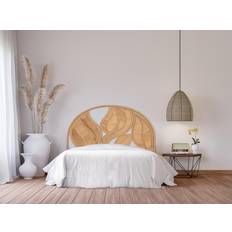 Letti Regolabili Vente-unique Testata 160 cm Giunco Naturale Letto Regolabile