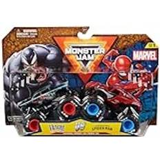 Monster Jam Legetøjsbil Monster Jam 1:64 Spider Man Venom 2 Pack