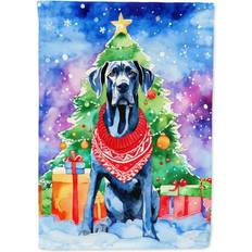 Caroline's Treasures Dane Christmas Garden Flag