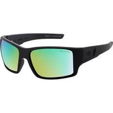 Dirty Dog mens chill sunglasses satin black/grey/green fusion