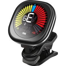 ChaoChuang Rechargeable Guitar Tuner Clip on Tuner LCD for Chromatic Tuning Guitar Violin Ukulele Guitar Accessories WST-670