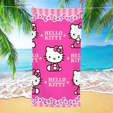 Shein pc Cartoon HelloKitty Pattern Bath Towel Multicolor (150x70cm)