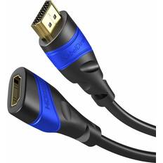 KabelDirekt 5m HDMI Extension Cable compatible with 2.0a/b, Ultra