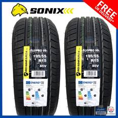 SONIX 195 55 15 ecopro 85v 195/55r15 1955515 c/c rated 2 tyres