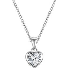 Womens Female Sterling Silver Necklace - Silver