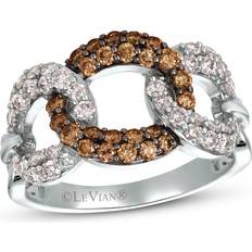 Le Vian Chocolate Diamond Ring ct tw 14K Vanilla Gold 7.0