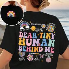 Florals T-shirts Shein Womens Casual And Cute Graphic Tee For Daily Wear And Commuting