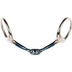 Bits uitverkoop 2-rings bit voor paarden met dubbele anatomische breuk Harry's Horse Sweet Iron Doré