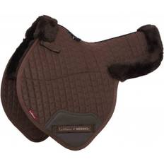 Saddles & Accessories LeMieux Merino Half Lined Close Contact Numnah Brown/Brown Me