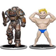 Fallout Fallout Mini Actionfigurer 2-Pack Set E Raider & Vault Boy Strong 7 cm