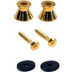 Effects Devices Seismic Audio Sold by: Speakers Inc, 2 Pack of Gold Guitar Strap Buttons for electric guitars Universal fit Gold SAGA62-2Pack