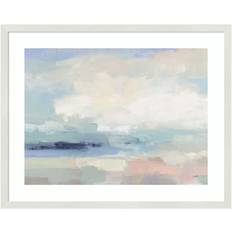 Birch Lane Land Sky Water White Framed Art 13x11"