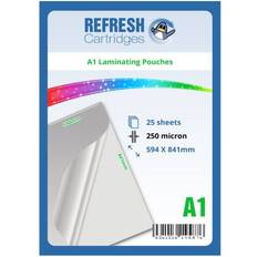 Lamination Films Refresh Cartridges Glossy Laminating Pouches A1 250 Micron