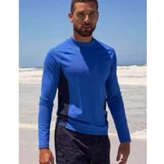 Rash Guards & Base Layers Mountain warehouse Men's Mens Long-Sleeved Rash Guard Blue