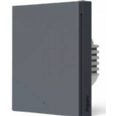 Xiaomi Aqara Smart Wall Switch H1No Neutral, Single Rocker grau HomeKit