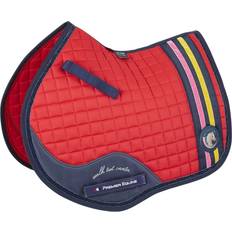 Sottoselle Cuscinetto da sella in cotone Premier Equine MPJ GP Jump Glitter Rouge