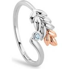 Topaz Jewellery Clogau Lilibet Sterling Silver and Sky Blue Topaz Ring P