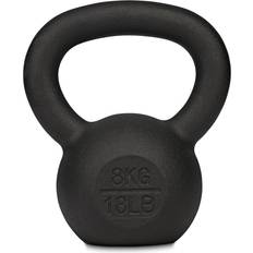 Muscle Squad Cast Iron Kettlebells 8kg Gym Workout Equipment Home Gym Weights 8kg