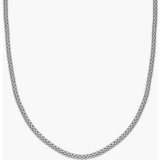 Skagen Jewelry Skagen Unisex Tov Mesh Silver Stainless Steel Chain Necklace