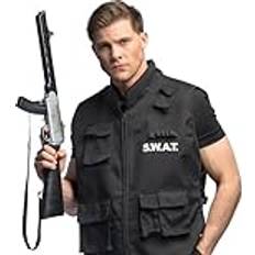 00431 Spielzeug Waffe Polizei Gewehr, Polizist, Karneval, Mottoparty, Zubehör für Faschingskostüme