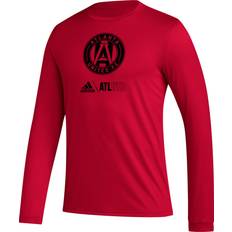 adidas Atlanta United Icon Red Long Sleeve Shirt, Men's