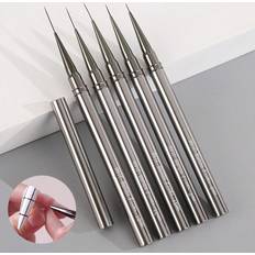 Shein pcsSet Nail Liner Brush Flower Line Stripes Nail Brush 5-pack