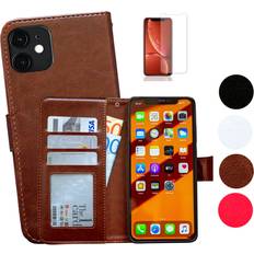 Stargadgets iPhone 11 Nahkakotelo Suoja Brun