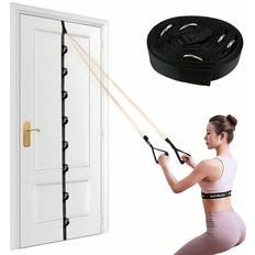 Shein Door Resistance Band No Drilling Or Installation Required Home Gym Equipment Fitness Accessory Portable Workout Equipment