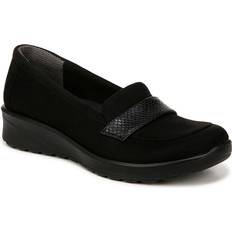 Damen - Stoff Loafers Bzees Gamma Slip On Shoes Black Fabric