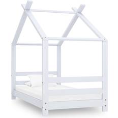 vidaXL Kids Bed Frame Solid Pine Wood 30.7x57.5"