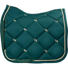 Green Saddle Pads Back On Track Nights Collection Dressage Saddle Pad Green