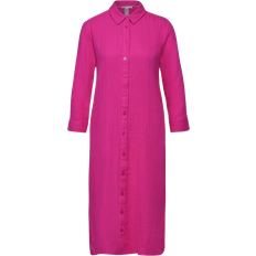 Hemdkleider - Hemdkragen Street One Women's Muslin Dress - Pink