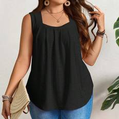 Shein Plus Womens Summer Casual Pink Tank Top