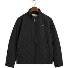 Quilted Windcheater Jacket - Black