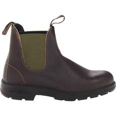 Green - Women Chelsea Boots Blundstone 519 - Stout Brown/Olive